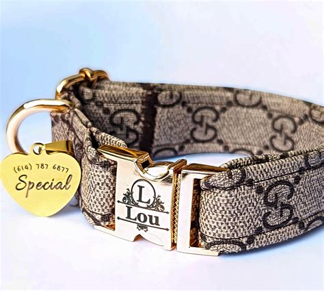 gucci dogs collars|extra small designer dog collars.